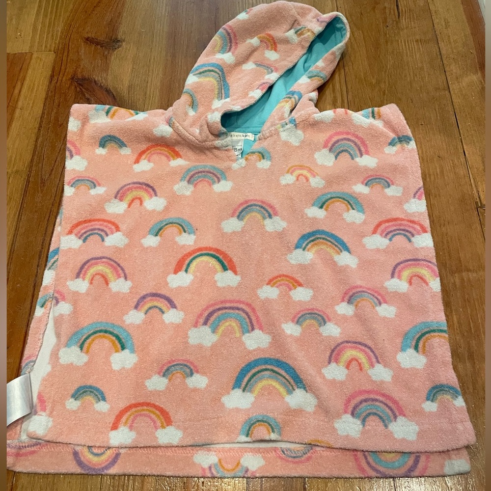 Pottery barn kids terry cover up towel 12-18 months